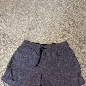 lululemon athletica Black and Gray Athletic Shorts